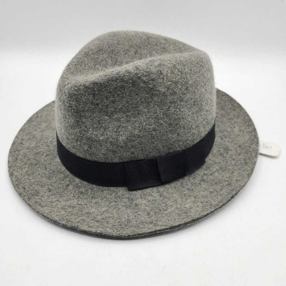 Charming Charlie Gray Fedora Hat NWT